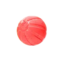 Pelota roja para mascotas